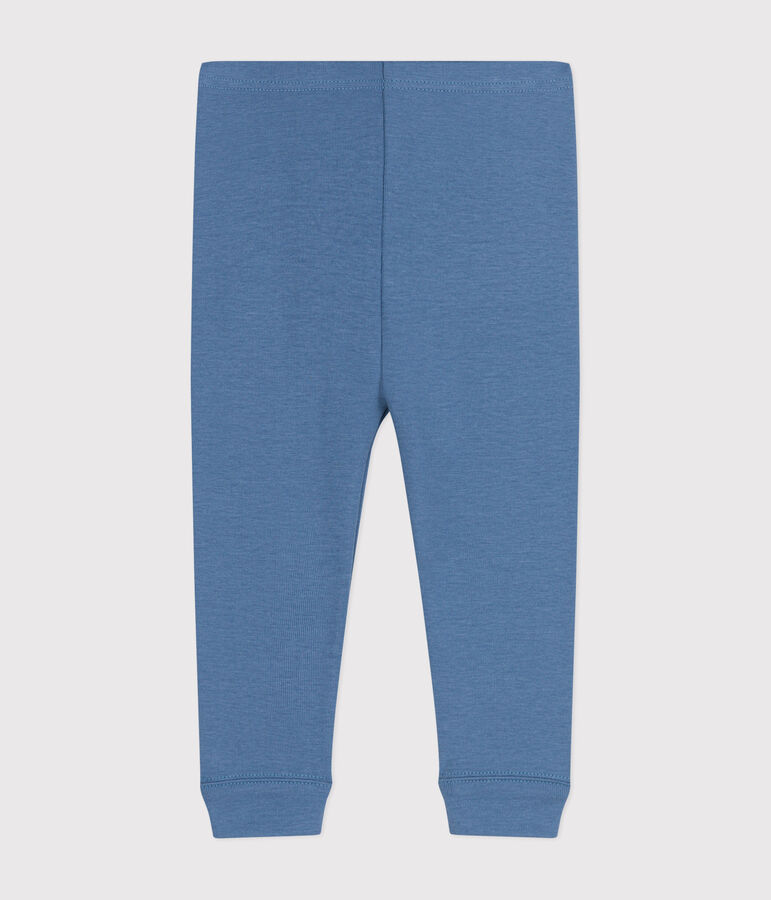 Katoenen legging voor baby's blauw