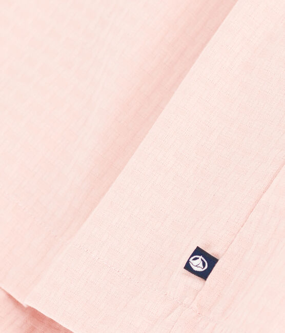Katoenen jurk zonder mouwen voor meisjes roze SALINE