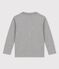 Jongens-T-shirt met lange mouwen grijs SUBWAY CHINE