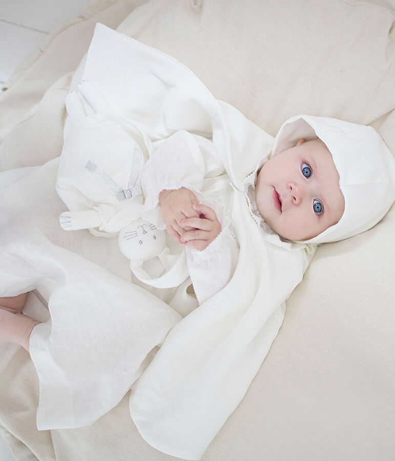 Stijlvolle konijnknuffel wit