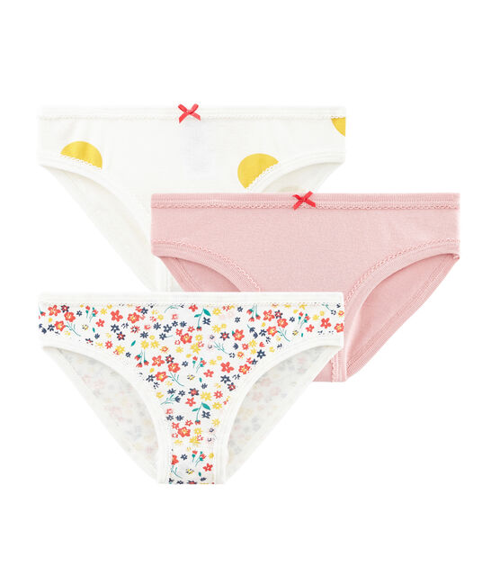 Trio de culottes petite fille variante 1