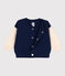 Teddy in molton voor baby's blauw MEDIEVAL/ AVALANCHE