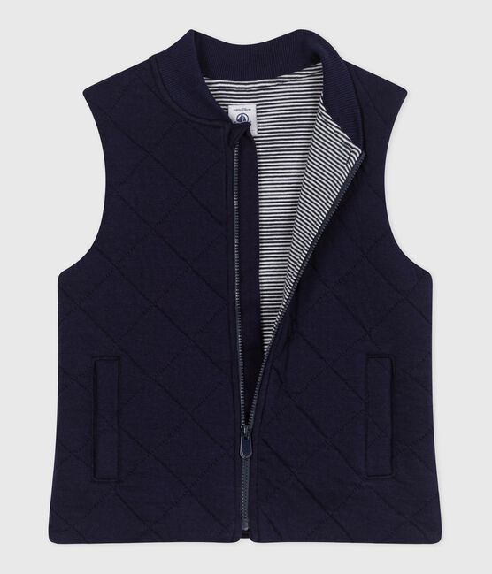 Gilet enfant en coton sans manche uni SOIR