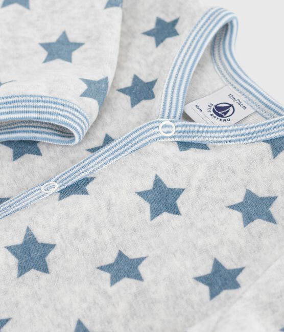 Pyjama bébé en velours imprimé étoiles BELUGA/ ADRIATIC