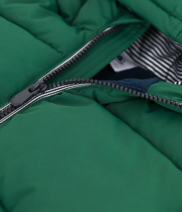 Doudoune enfant unie vert