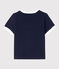 Tee shirt manches courtes bébé garçon bleu SMOKING