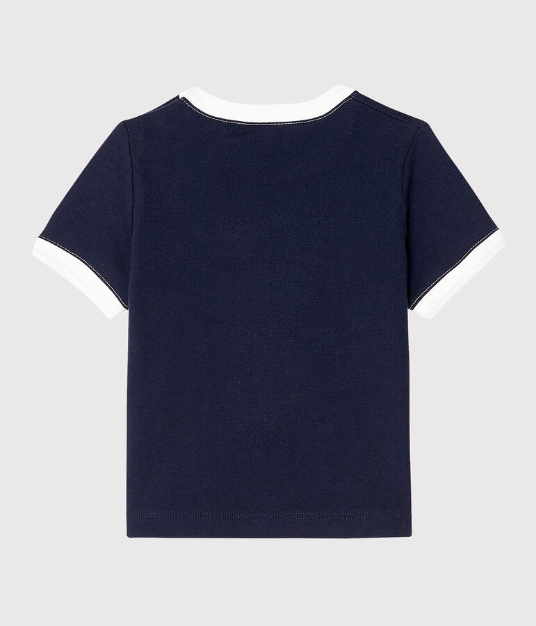 T-shirt met korte mouwen babyjongen blauw