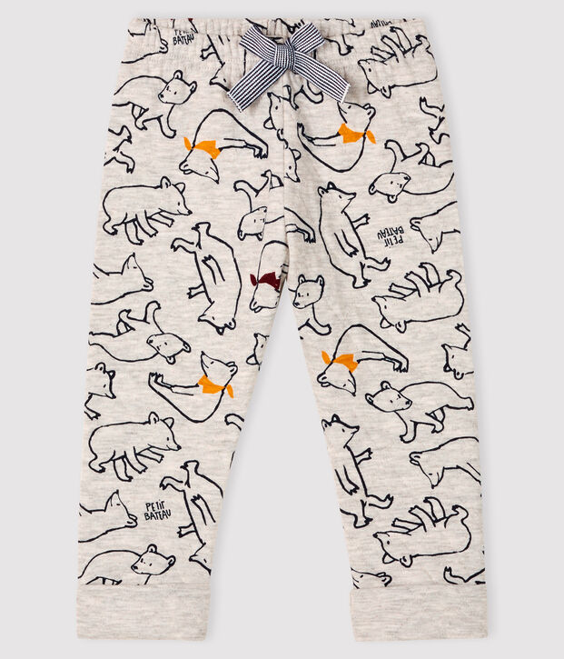 Broek van tubic babyjongen. grijs/multicouleur