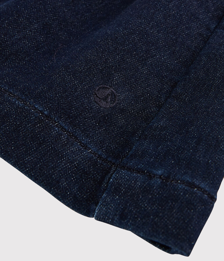 Jurk zonder mouwen baby meisje blauw JEANS