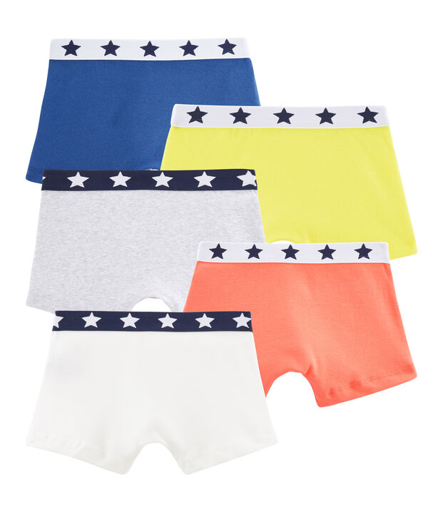 Set van 5 boxershorts voor jongens multicouleur