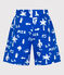 Zwemshort met print voor jongens blauw PORCELANA/ MARSHMALLOW