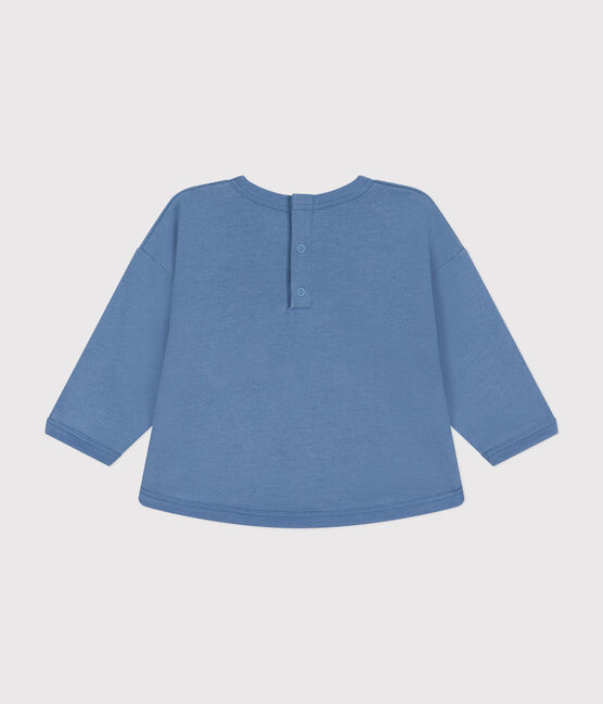 Sweatshirt en molleton bébé bleu BEACH
