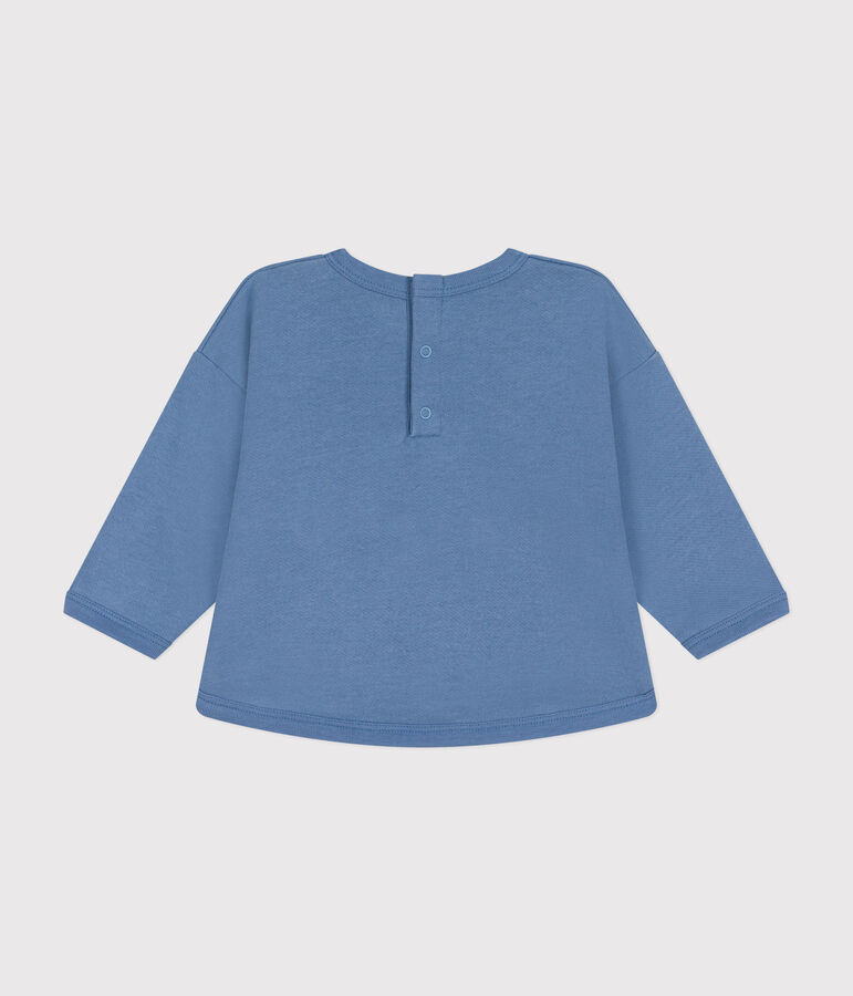 Fleece sweatshirt voor baby's blauw