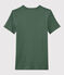 T-shirt col rond iconique en coton Femme vert VALLEE