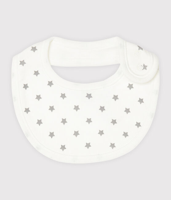 Slabbetje little star wit MARSHMALLOW/wit MULTICO
