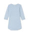 Body met lange mouwen in wol/katoen voor babyjongens blauw FRAICHEUR/grijs TEMPETE
