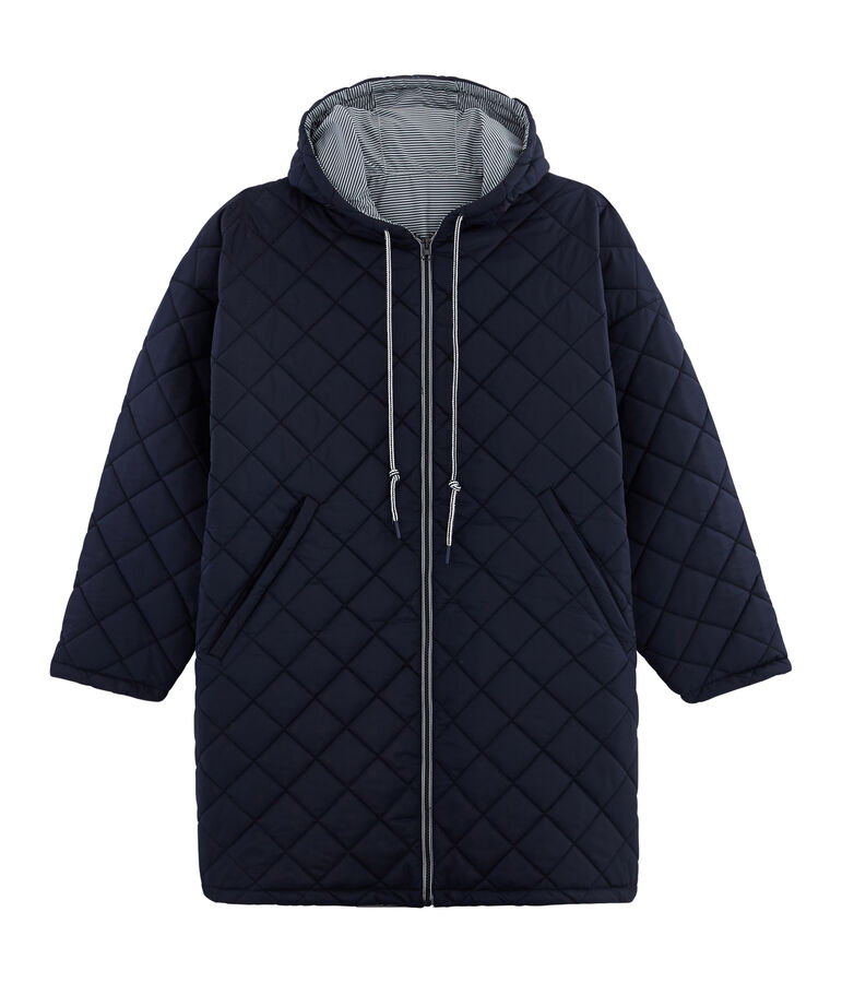 Coupe vent chaud long mixte bleu SMOKING