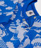 Katoenen pyjama met rits voor baby's FUJI/ MARSHMALLOW