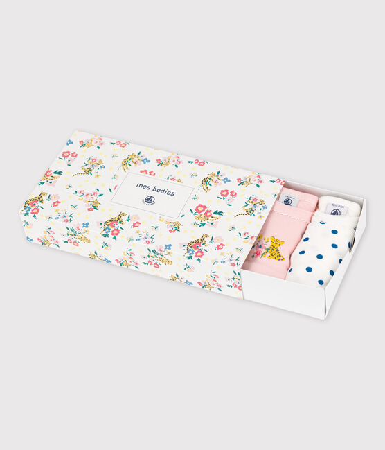 Lot de 5 bodies manches longues bébé fille en coton variante 1