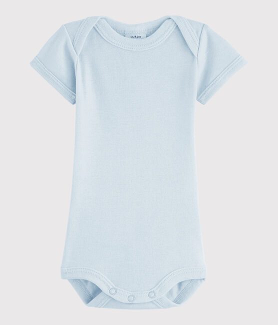 Rompertje met korte mouwen babyjongen blauw FRAICHEUR