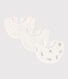 Lot de 3 bavoirs lapins en coton