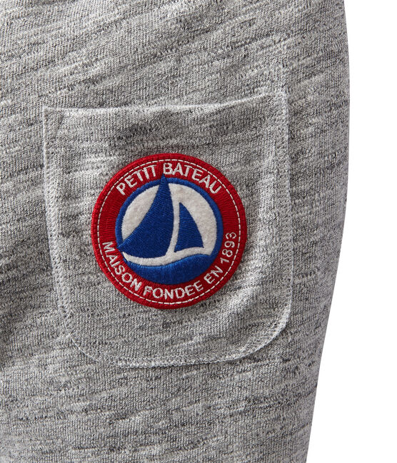 Jongensbroek in zware jersey grijs Gris