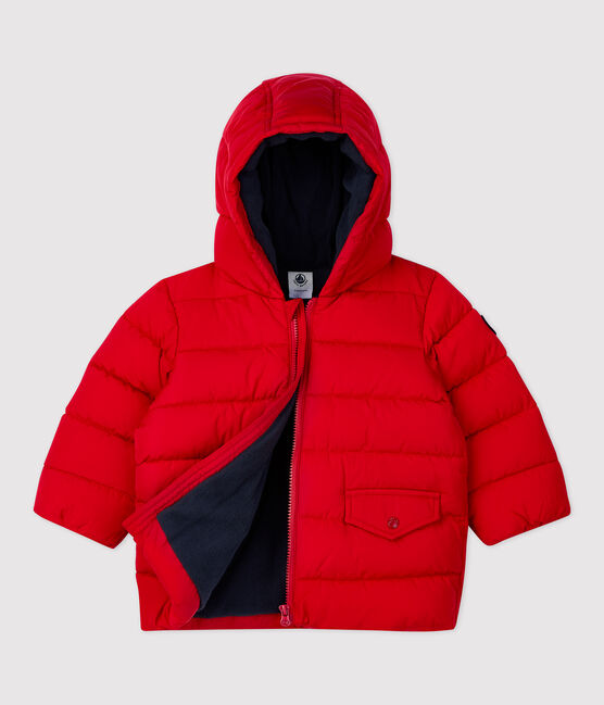 Doudoune matelassée bébé rouge TERKUIT