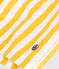 Gestreepte zwemshort voor kinderen geel MARSHMALLOW/ NECTAR