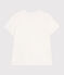 Le Droit, effen katoenen T-shirt voor dames wit MARSHMALLOW