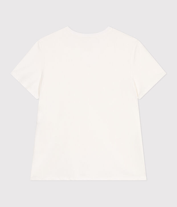 Tee-shirt Femme Le Droit en coton uni blanc
