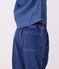 Pantalon enfant en denim vert BRUT MOYEN