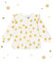Blouse bébé fille imprimée blanc MARSHMALLOW/jaune DORE