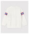 Sweatshirt en molleton bébé garçon blanc MARSHMALLOW