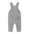 Salopette bébé garçon en tubique matelassé gris SUBWAY CHINE