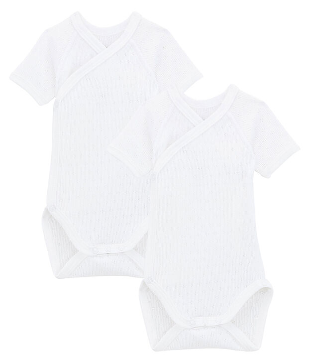 Duo de bodies naissance manches courtes b&eacute;b&eacute; mixte multicouleur