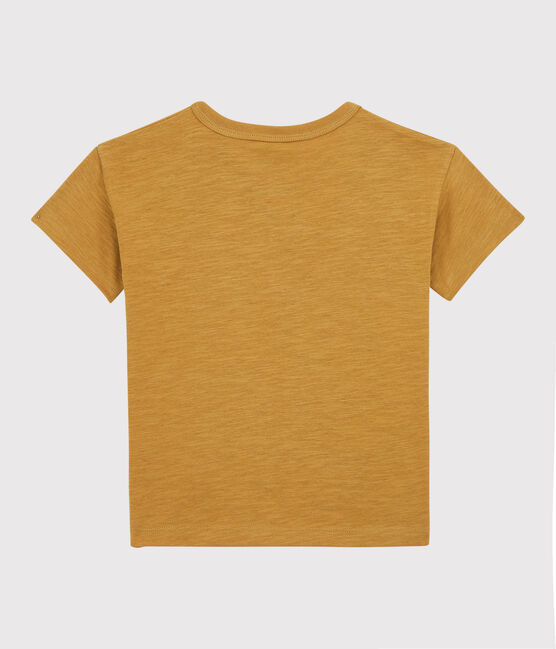 T-shirt met korte mouwen in katoen voor meisjes/jongens geel ISTRE