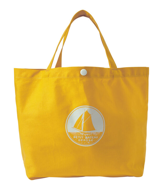 Totebag van canvas voor meisjes geel