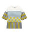 Gemengd grafisch t-shirt met korte mouwen wit MARSHMALLOW/wit MULTICO