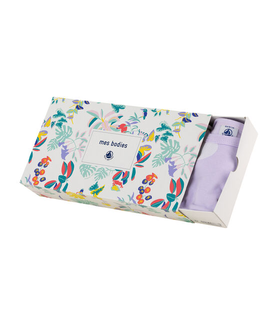 Lot de 5 bodies manches longues bébé fille variante 1