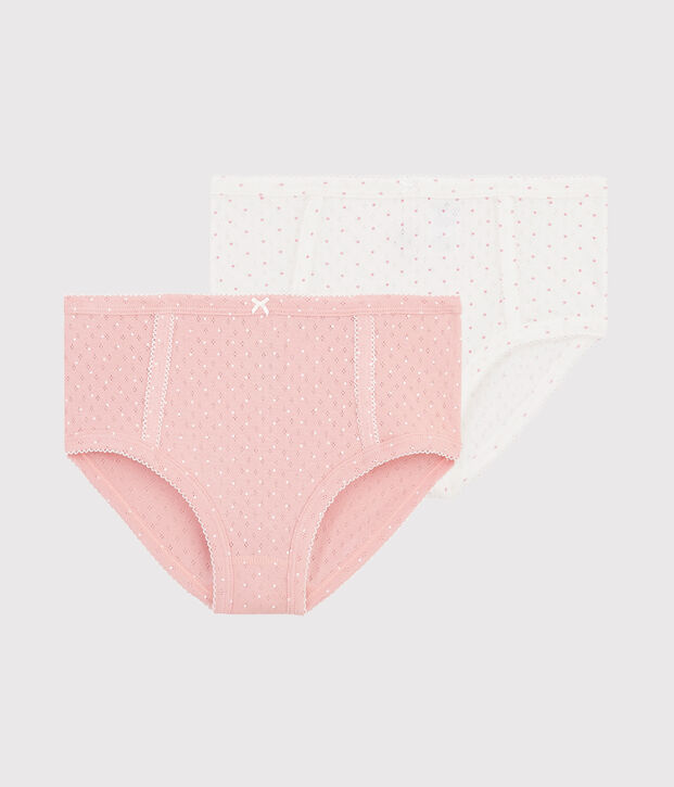 Set van 2 Damesslipjes met hoge taille multicouleur