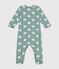 Babypyjama van geruwde fleece met bosprint PAUL/ MULTICO
