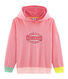 Kindersweater met capuchon van gebreide stof