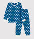 Pyjama imprimé graphique en molleton enfant