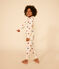 Katoenen pyjama met hartmotief voor kinderen wit AVALANCHE/ MULTICO