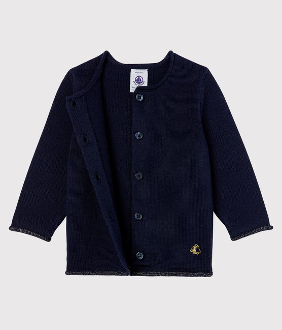 Cardigan met lange mouwen voor baby meisje blauw SMOKING