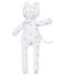 Katknuffel in jersey met een dessin wit MARSHMALLOW/wit MULTICO