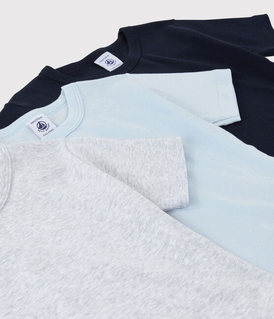 Set van 3 T-shirts met korte mouwen van biologisch katoen voor kleine jongens variante 1