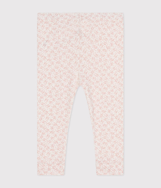 Legging van katoen met print voor baby's MARSHMALLOW/ PANTY