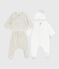 Coffret cadeau bébé en velours uni variante 1
