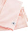Legging enfant en laine et coton rose CHARME/blanc MARSHMALLOW